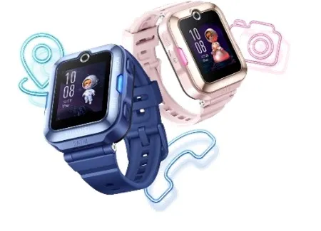 HUAWEI WATCH KIDS 4 Pro. Rosa y azul