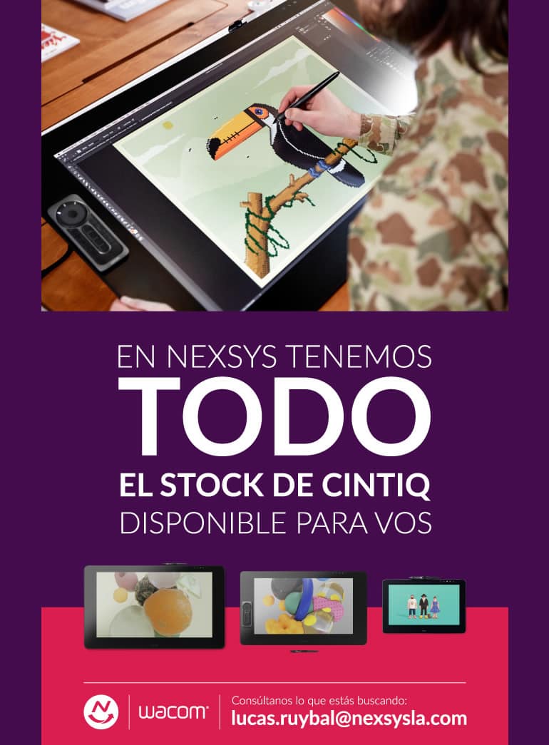 ¡Stock imperdible de Cintiqs en Nexsys!