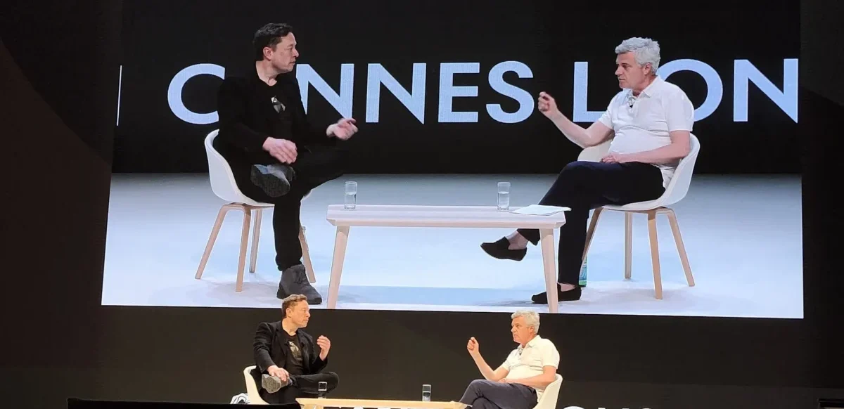 Elon Musk habló sin filtros en Cannes Lions 2024: IA, robots y más