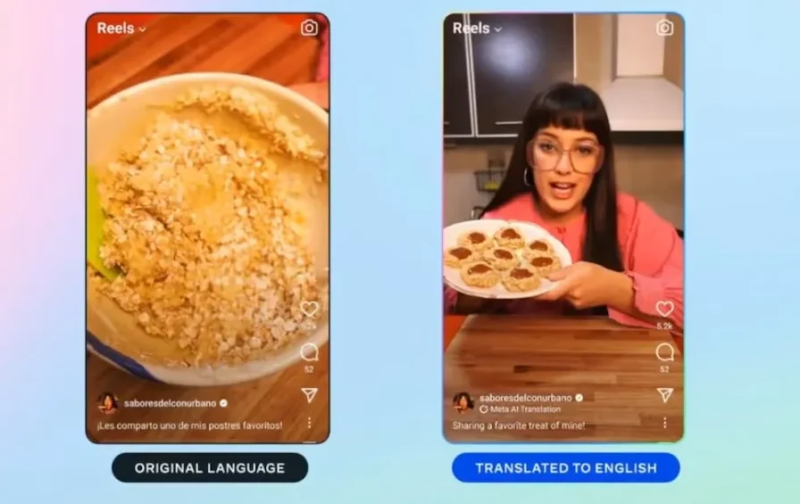 Meta Connect: la IA transforma los reels de Instagram con traducción en tiempo real