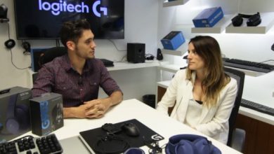 De visita en las oficinas de Logitech